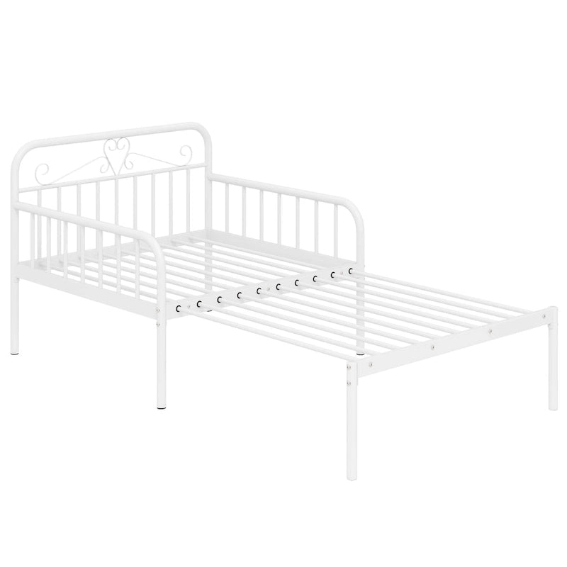 Lit de repos en métal, lit de repos extensible en lit double très résistant