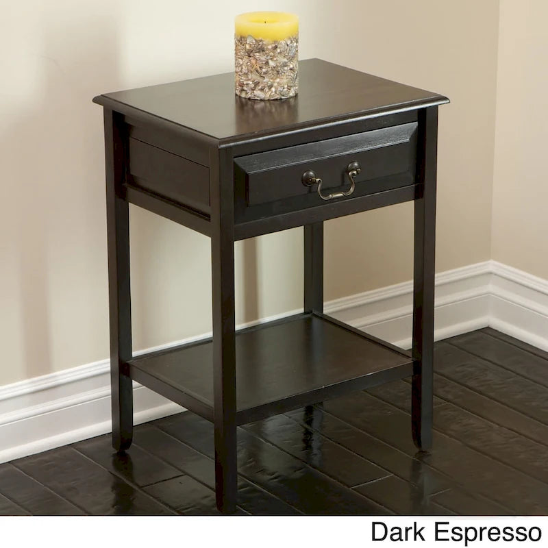 Table d'appoint en bois d'acacia
