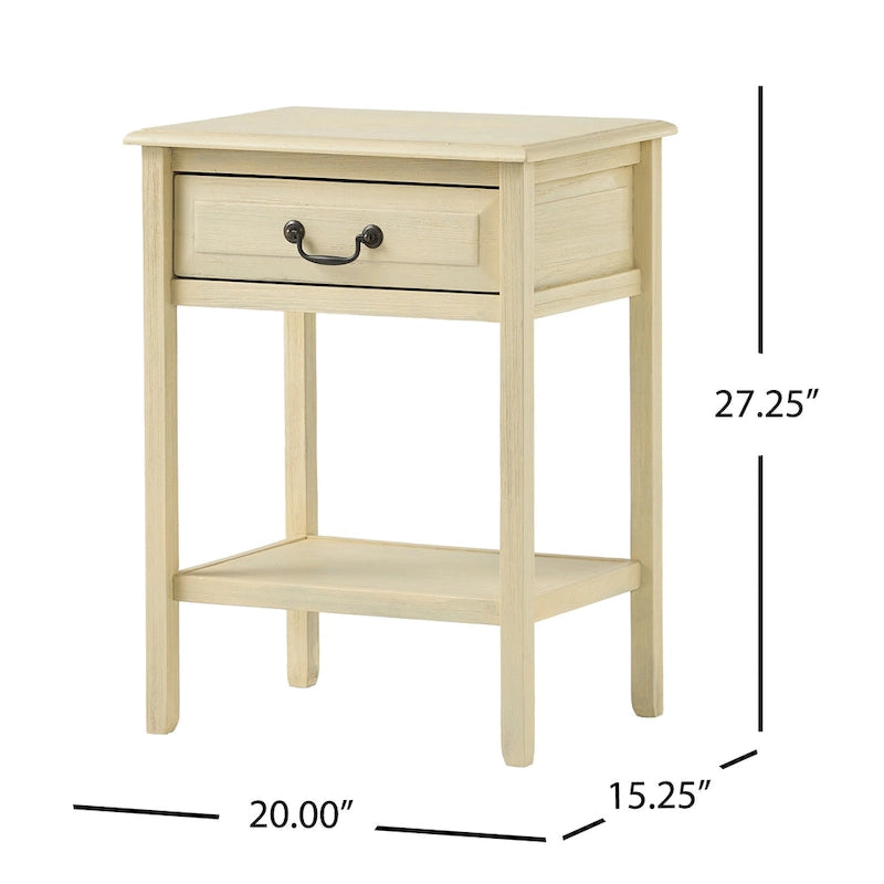 Table d'appoint en bois d'acacia