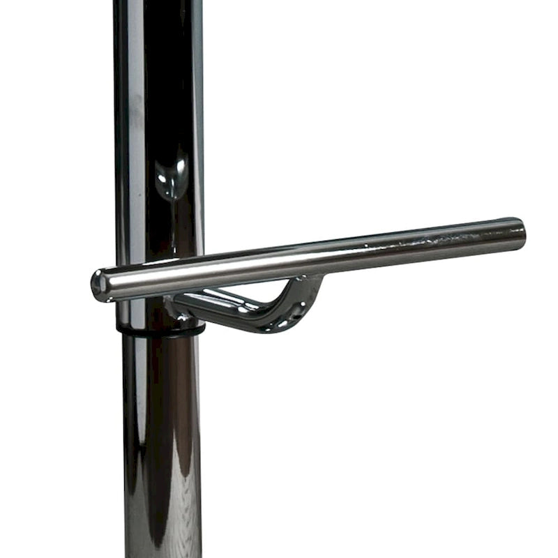 Tabouret de bar moderne pivotant en noyer, bois courbé et réglable en hauteur