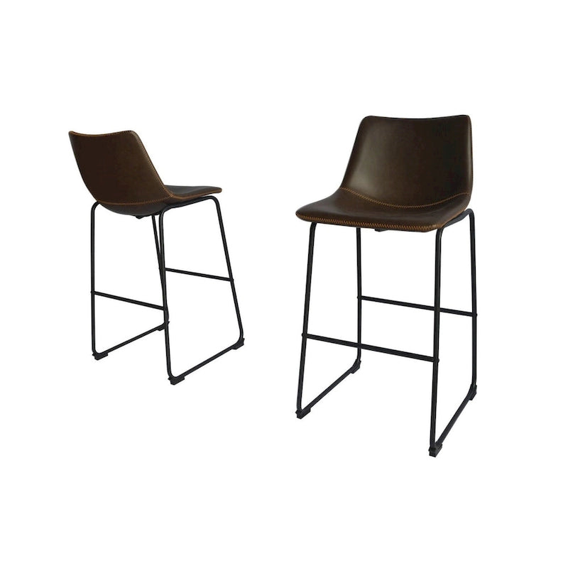 Tabouret de bar en similicuir