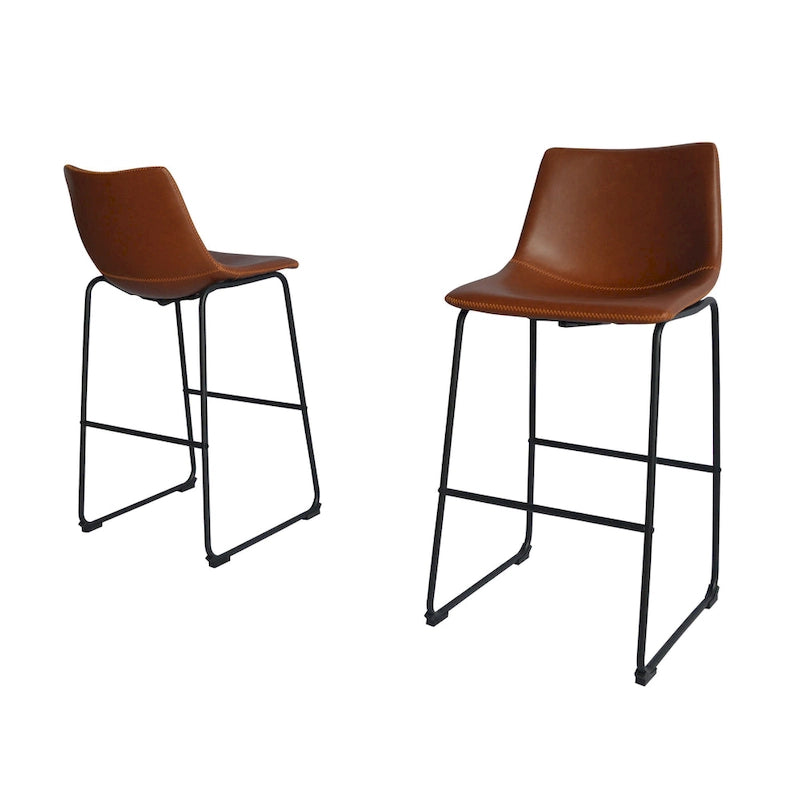 Tabouret de bar en similicuir