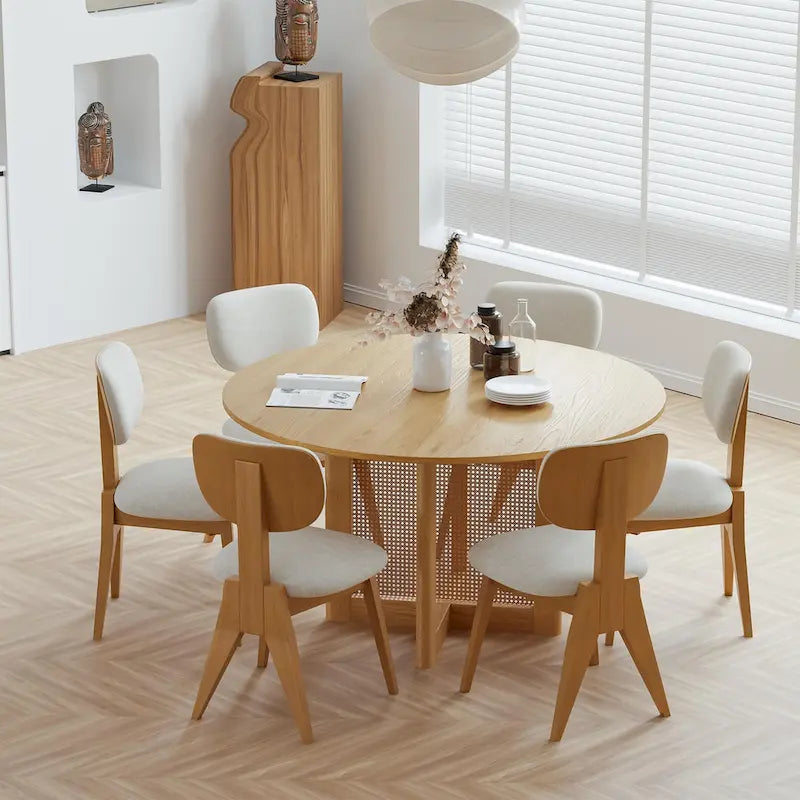Chaises de salle à manger en bois massif