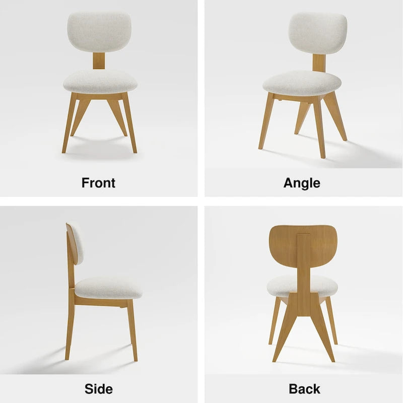 Chaises de salle à manger en bois massif