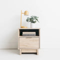 Signature Design by Ashley Oliah Brown Woodgrain 1-drawer Nightstand
