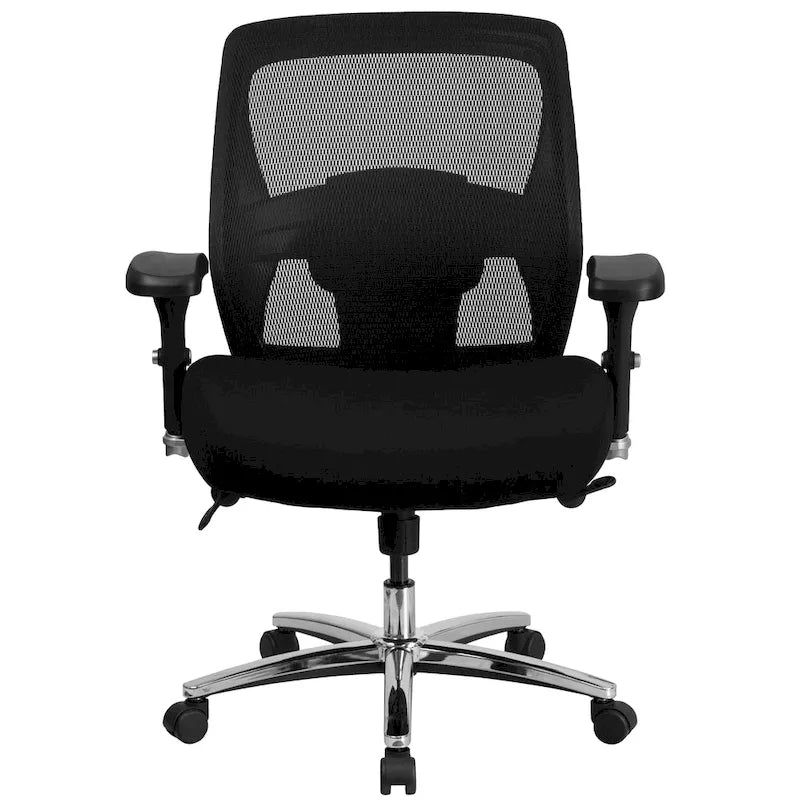 Fauteuil de bureau ergonomique en maille, grande taille, intensif 24/7, supporte jusqu'à 227 kg