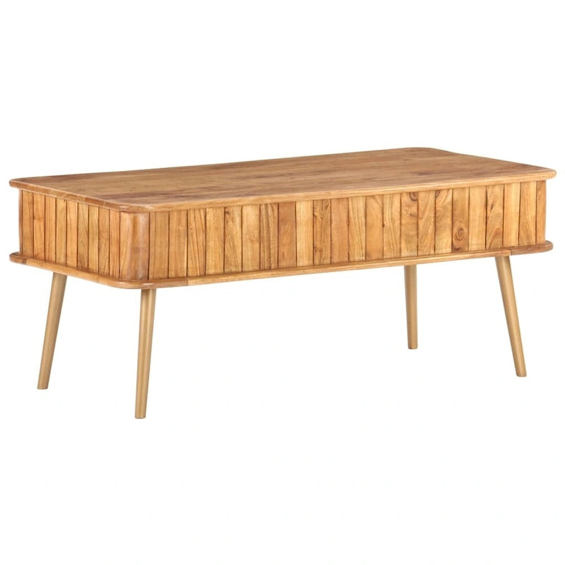 Table basse en bois d'acacia massif