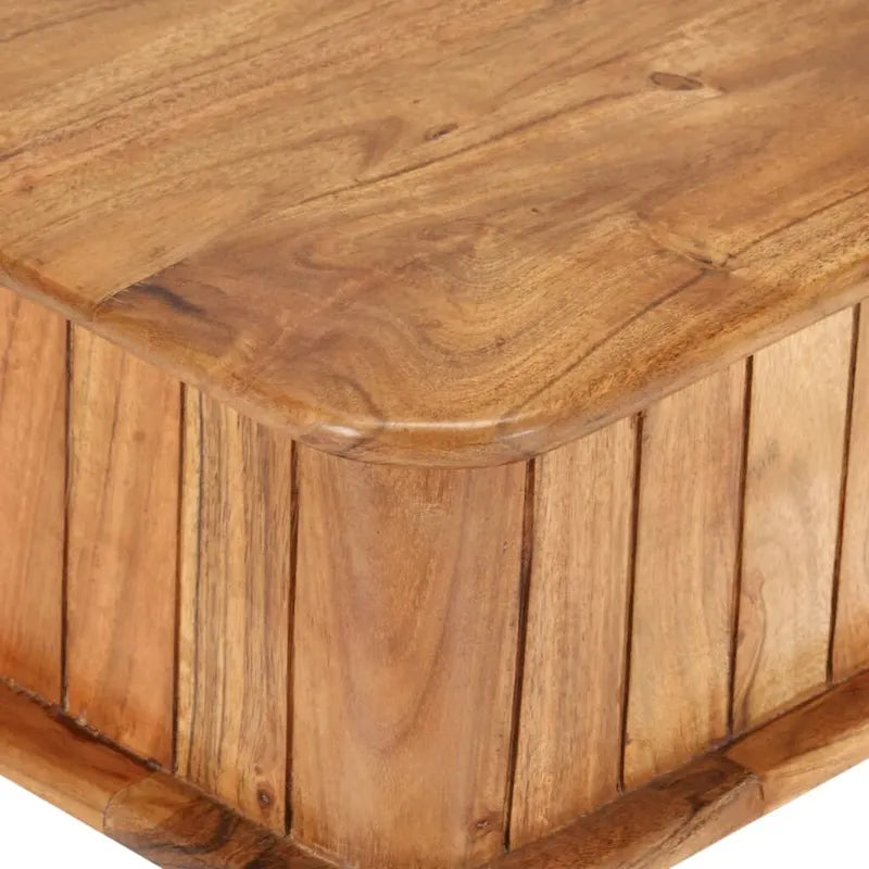 Table basse en bois d'acacia massif