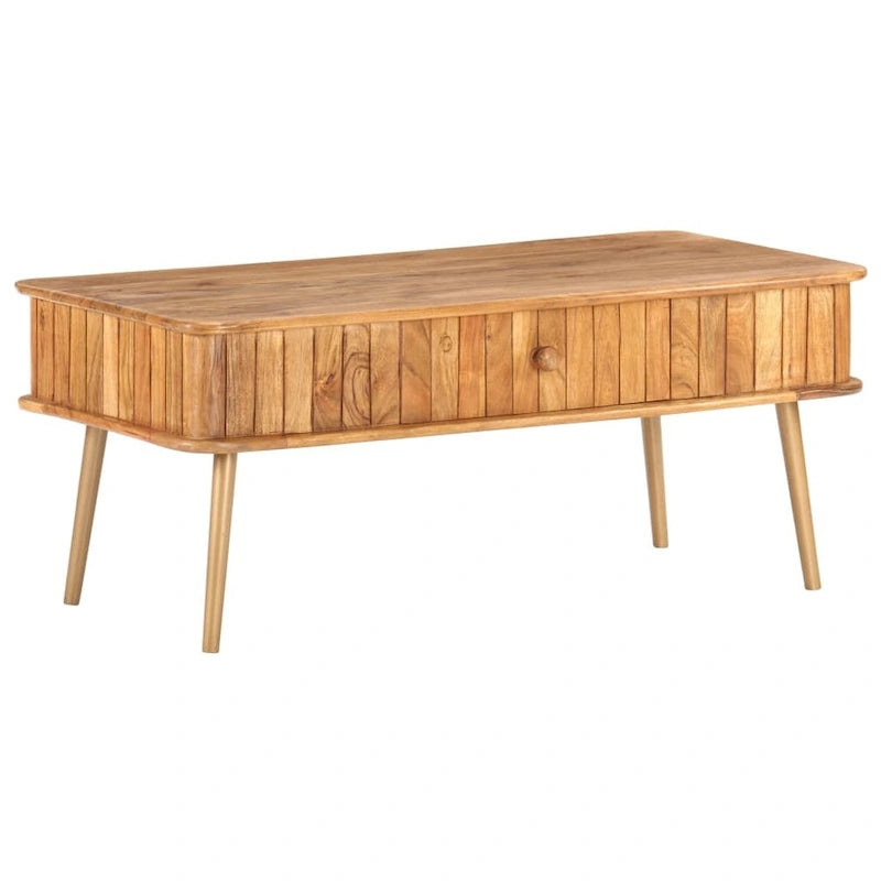 Table basse en bois d'acacia massif