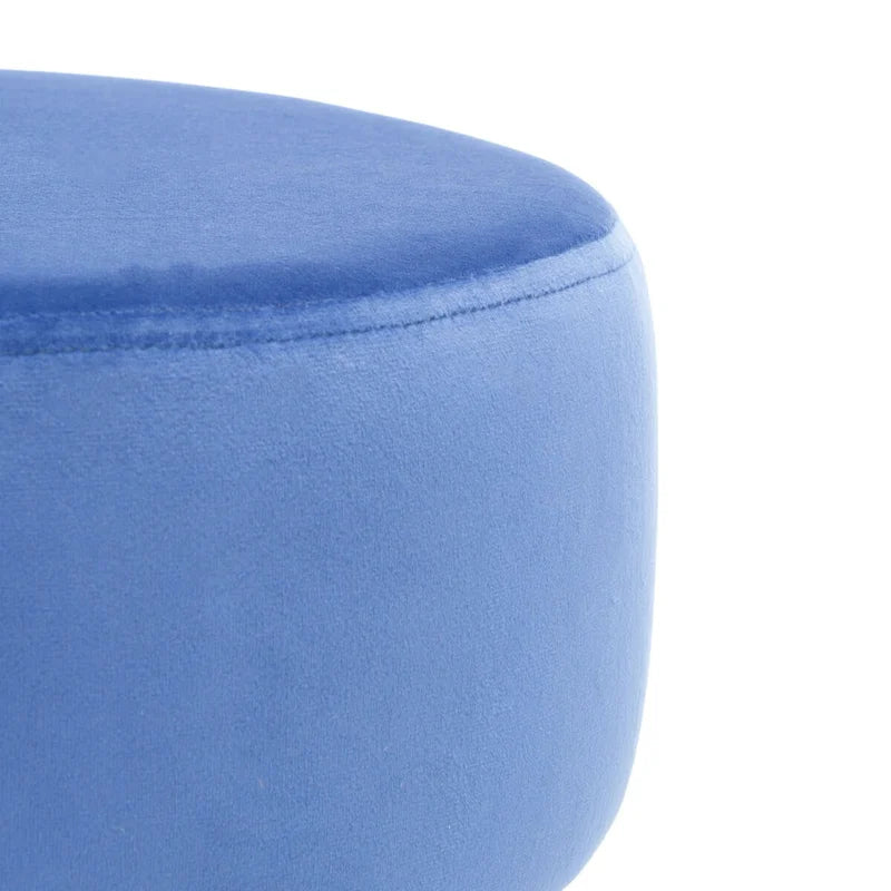 Pouf avec pieds épingle à cheveux ronds