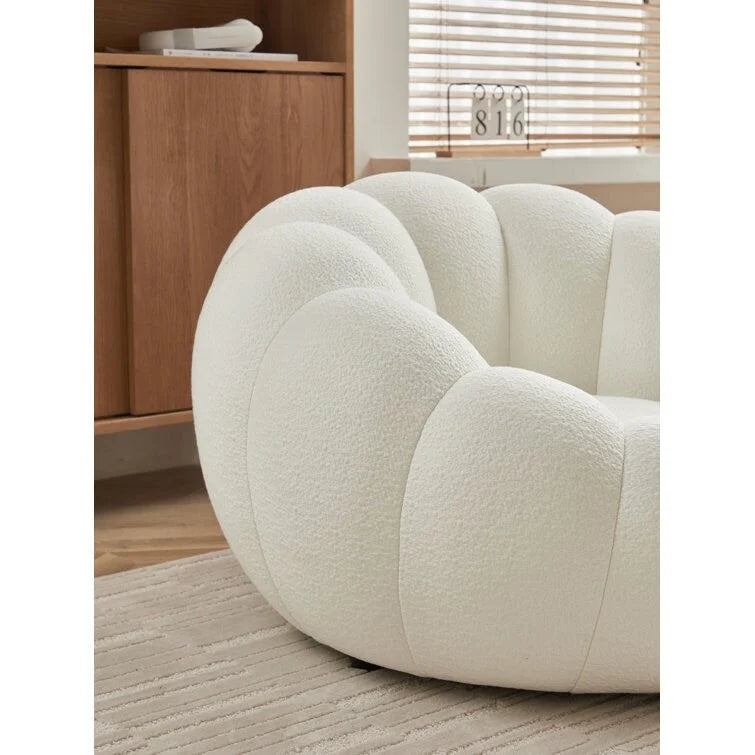Fauteuil d'appoint 3D en tissu d'ameublement