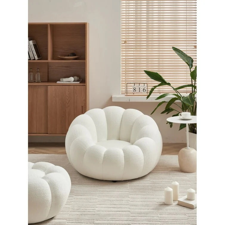 Fauteuil d'appoint 3D en tissu d'ameublement