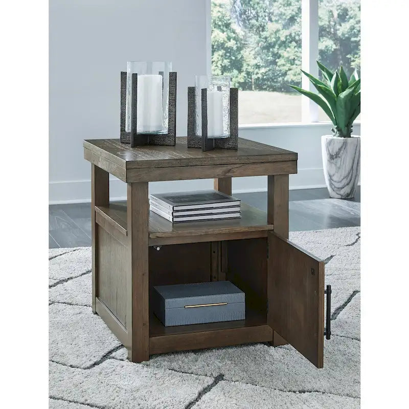 Table d'appoint marron