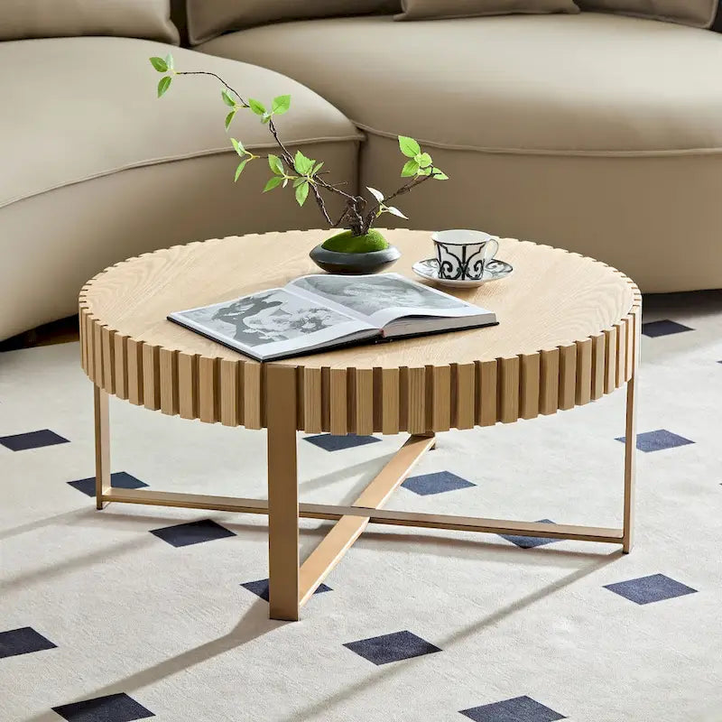 Table basse ronde pour salon