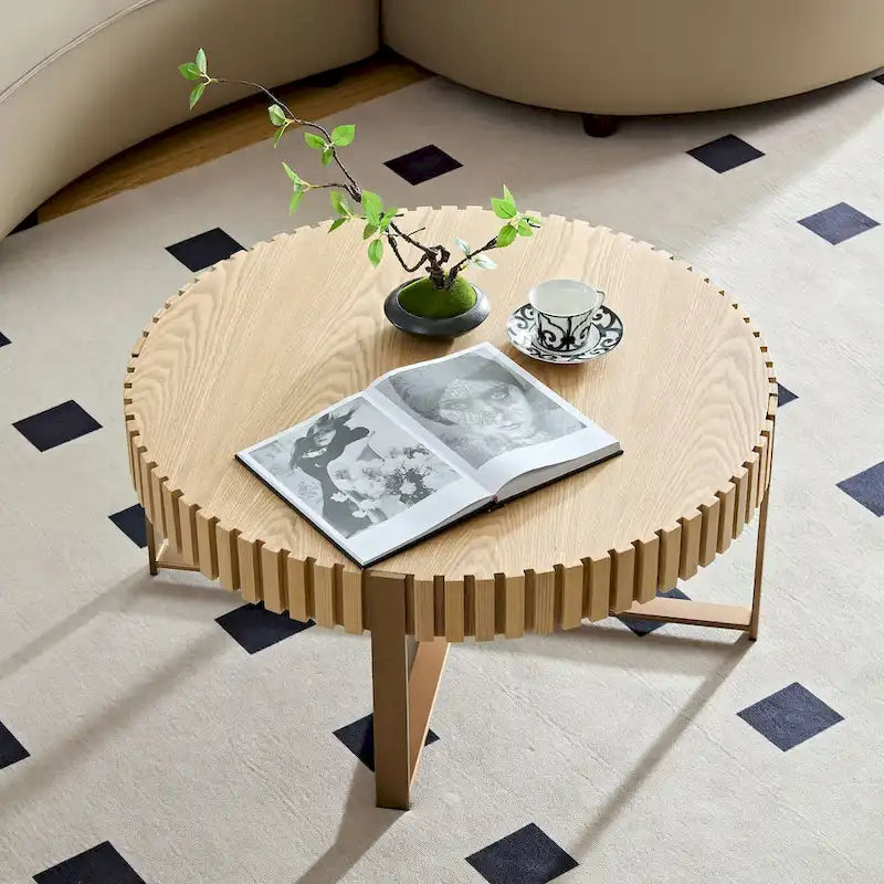 Table basse ronde pour salon