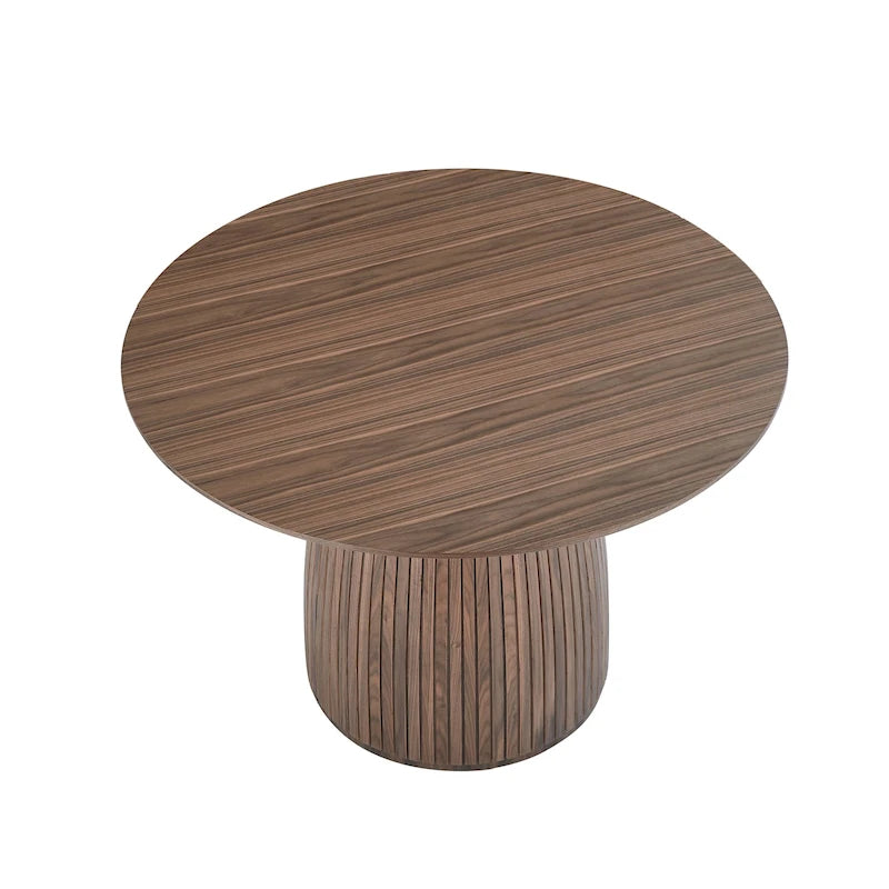 Table à Manger Ronde Table de Cuisine Moderne en Bois