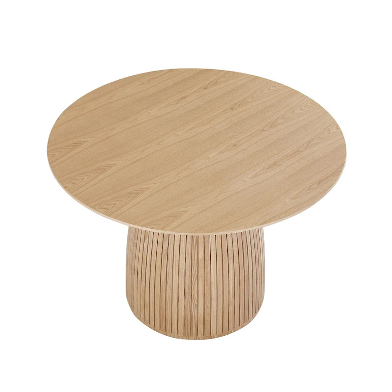 Table à Manger Ronde Table de Cuisine Moderne en Bois