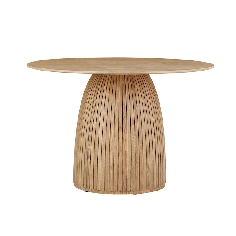 Table à Manger Ronde Table de Cuisine Moderne en Bois