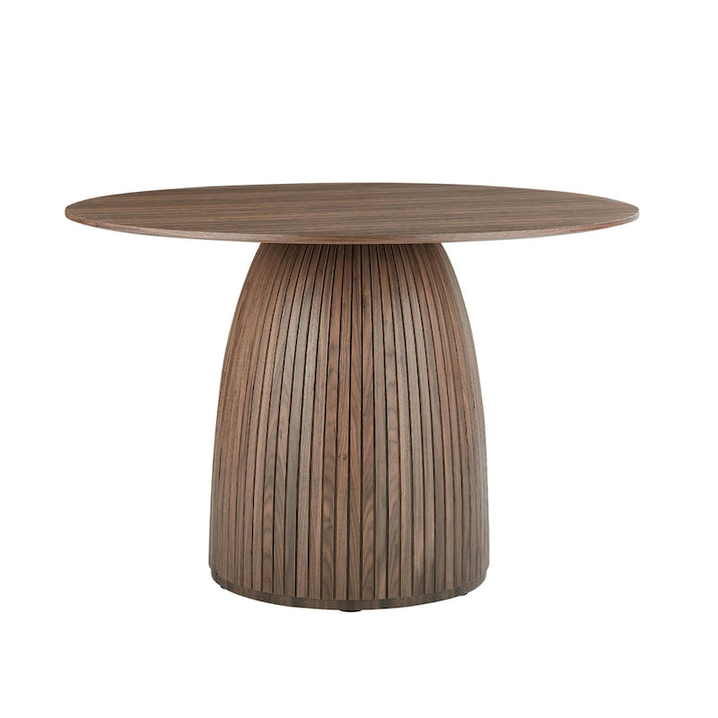 Table à Manger Ronde Table de Cuisine Moderne en Bois