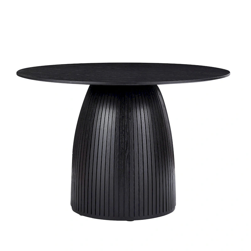 Table à Manger Ronde Table de Cuisine Moderne en Bois