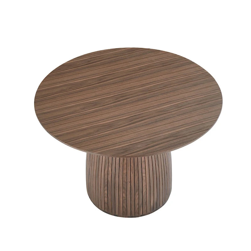 Table à Manger Ronde Table de Cuisine Moderne en Bois
