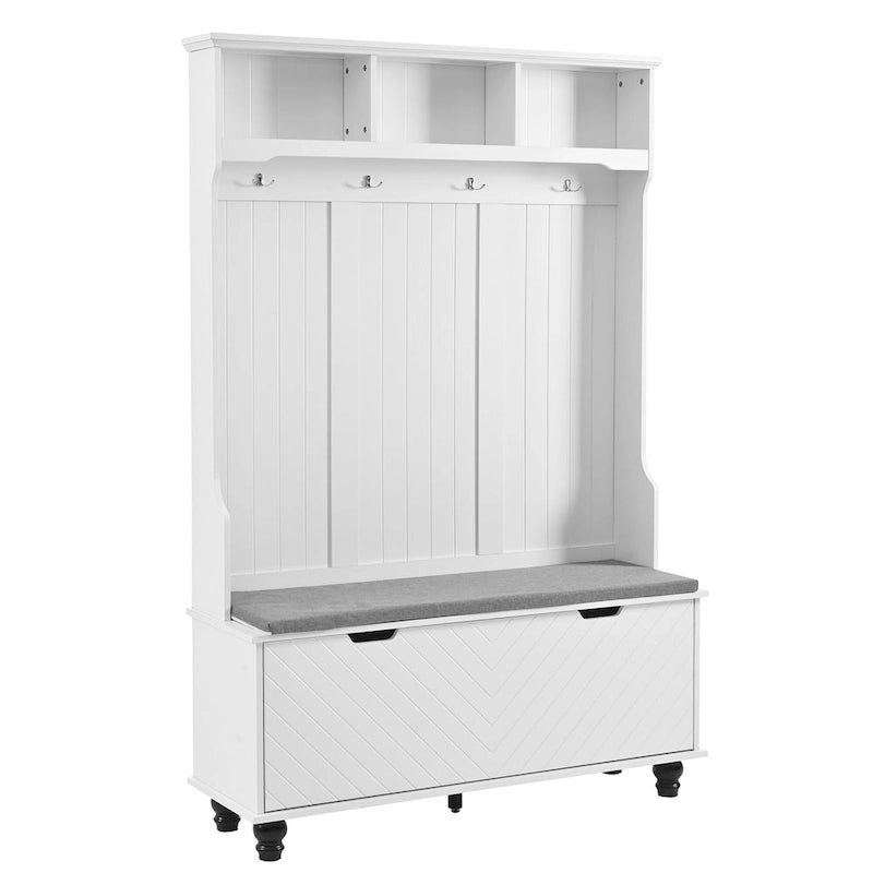 Meuble d'entrée avec banc de rangement