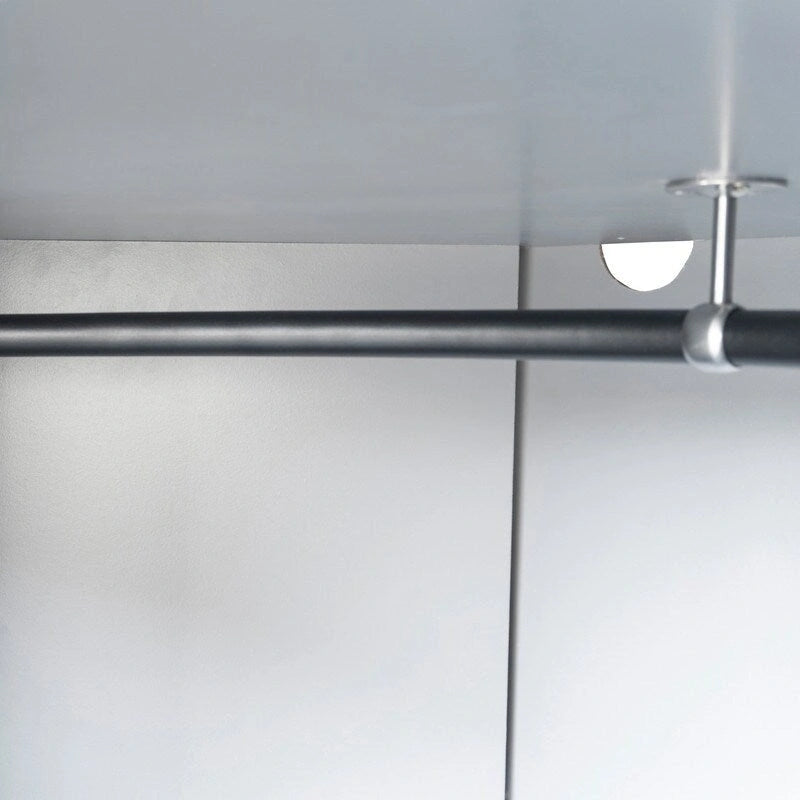 Armoire d'angle Polygon avec rangement suspendu